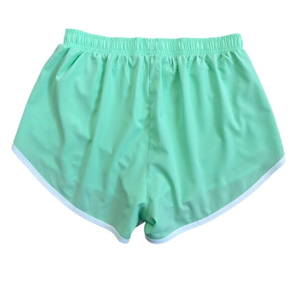 Alo Yoga Mint Green Athletic Shorts White Trim Size S Excellent Condition - Picture 5 of 9